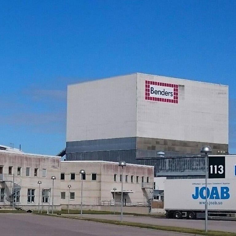 Benders processkyla för betongproduktion
