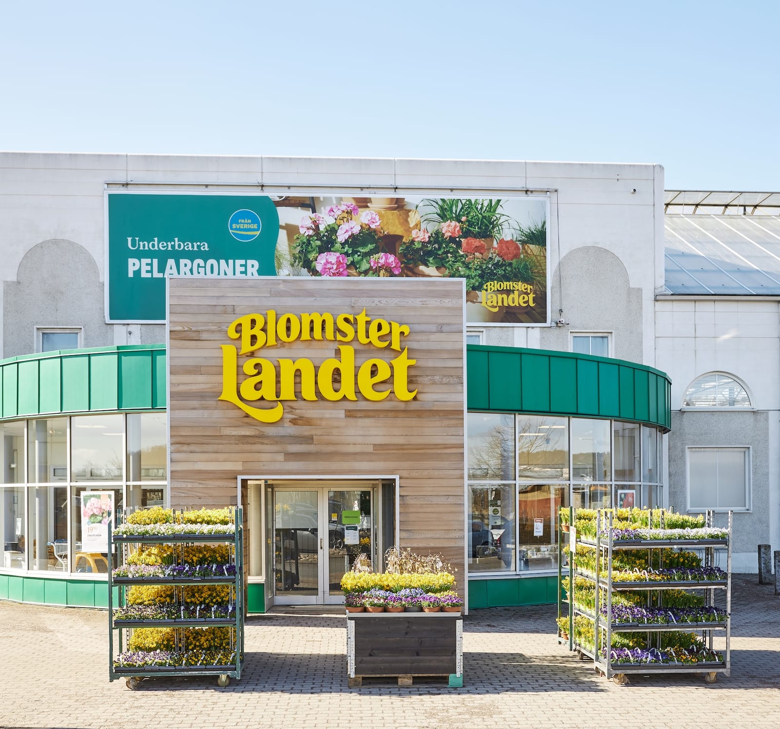 Blomsterlandet kylanläggning för snittblommor